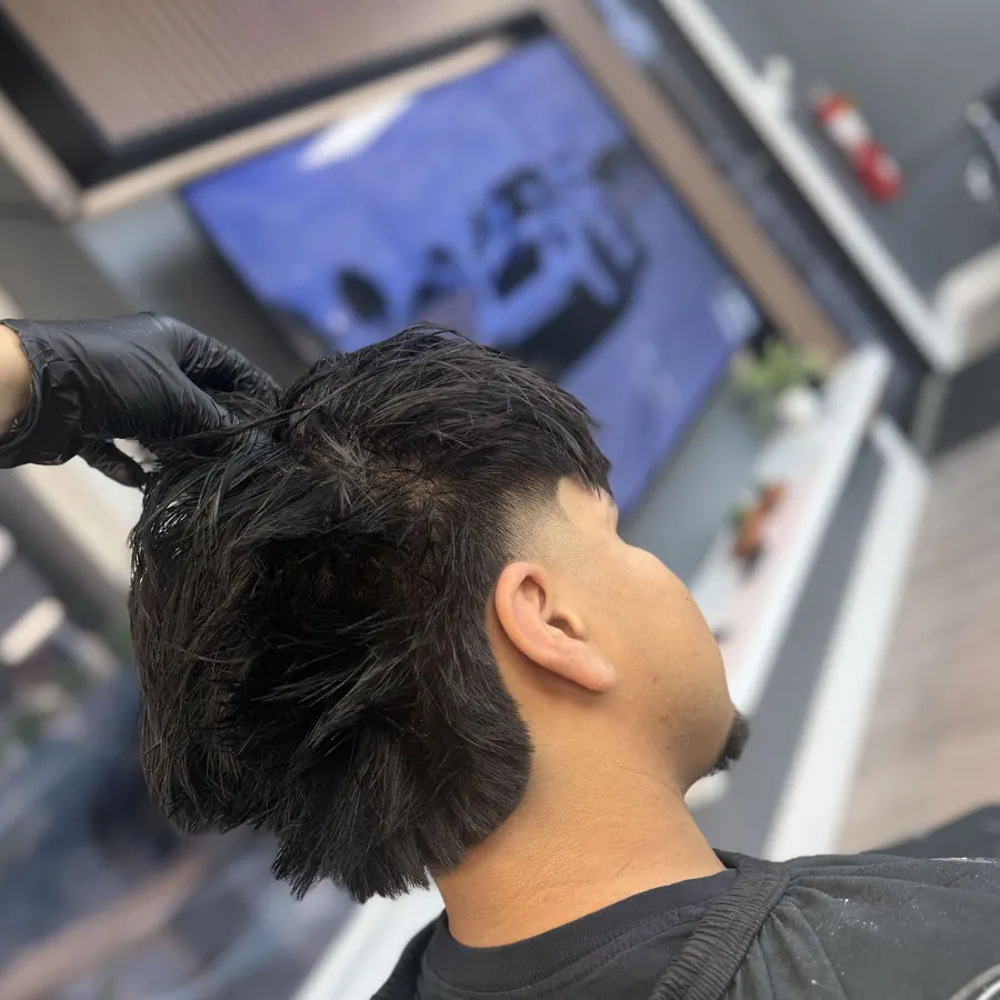Taper en cabello largo texturizado, por alexgcutz